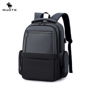 AUOTE Fashion Backpack Waterproof Oxford Cloth Backpack Travel Backpack Business Laptop Backpack Large Capacity Casual Backpack USB Hole Multifunctional Backpack Suitable For 15.6-inch Laptop