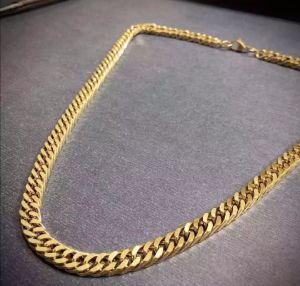 18k chain necklace MENs jewelry. FREE ring