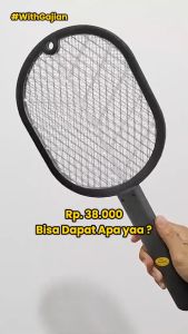 Restu Bunda Raket Nyamuk / Tepokan Nyamuk / Racket Usb Rechargeable Canggih Insect Killer 2 In 1