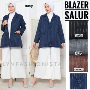 LYNFASHIONISTA-OUTER BLAZER WANITA KANTOR SEMIJAS KATUN SALUR CASUAL/226