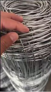 Hog Wire Galvanized 7Holes 8Holes 9Holes 10Holes Goat Wire Field 25M Goat Fencing Farm Bakod Harang