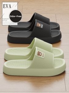 BAIMUQINGCHEN | Summer New Model Comfortable Thick Sole Deodorant Indoor Slipper EVA