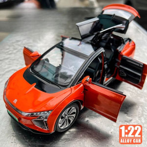 Scale 1:22 HiPhi X Suzuki Hustler Car Model Toy Sound Light Pull Back Alloy Diecast Vehicles Models Decoration Birthday Present