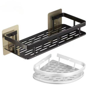 Bathroom Rack Shelf Corner Shelf No Drilling Bathroom Cosmetic Toilet Rack Bathroom Storage Organizer Rak Bilik Mandi