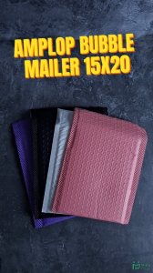 Amplop Bubble Mailer 15 x 20 cm / Packing Bubble Wrap Polymailer Pelindung Paket Online Shop Busa