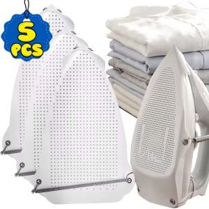 5Pcs Iron Shoe Cover / Ironing Aid Board Protect Teflon Fabrics Cloth / Universal Breathable Electric Irons Protector Pads