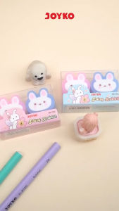 ( DAPAT 1 SET 2 PCS ) PENGHAPUS JOYKO FAIRY RABBIT ER-154 / Stip Eraser Joyko Fairy Rabbit ER-154