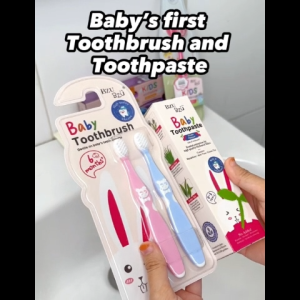 BZU BZU 2 in 1 Baby Toothbrush For 6 month above