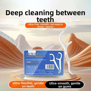 JINHUAN | Fine Portable Disposable Toothpicks Dental Floss Picks