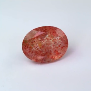 อัญมณีควอตซ์สตรอว์เบอร์รีที่ยังไม่ผ่านความร้อน น้ำหนัก 2.30 กะรัต