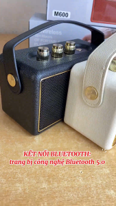 Loa NGhe Nhạc M600 Cao Cấp - Âm Thanh Siêu Hay - Pin Siêu Trâu - Bảo Hành Lỗi 1 Đổi 1