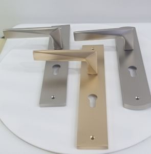 Handle plat DELILE Pintu kayu gagang kunci set lengkap Z25001/ZM508 MSN