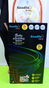 KANDILA BABY FOLDING BATH WITH MATTRES / KDL 004-2 / BAK MANDI LIPAT / BAK MANDI BAYI PORTABLE / BAK MANDI UNTUK BAYI / BAK MANDI LIPAT BAYI