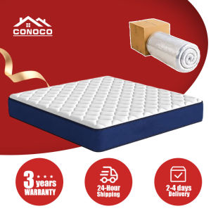 CONOCO mall Pocket Spring Mattress with Spinal Support Compressed Roll Packed Queen Single Super Single Size for Bedroom