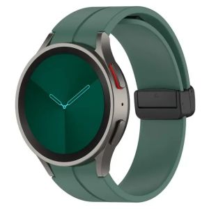 Original Silicone Band for Samsung Galaxy Watch 6 5 4 Classic Strap 47mm 43mm 44mm 40mm Magnetic Buckle Galaxy Watch 5 Pro 45mm