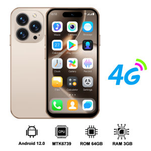 SERVO S16 Mini 4G LTE Cute Smartphone Android 12.0 OS 2/3GB RAM 16/64GB ROM Google Play 4.0" Display Small Pocket Mobile Phones