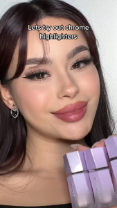 SHEGLAM Chroma Glow Bloom Liquid Highlighter Shine Glitter Face Highlighter Contour Makeup Cosmetics