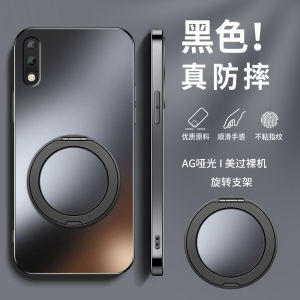 360 Degree Rotating Magnetic Absorption Silicone Case for Huawei Honor 9X Youth Edition with Lens Protection Advanced pro Soft Cover