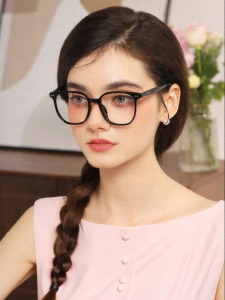 Elle | Facial Slimming Blue Light Blocking Black Frame Womens Glasses