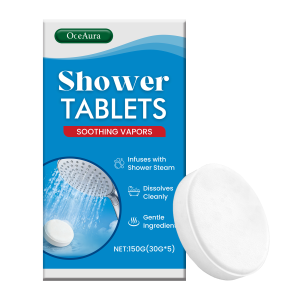 Shower Steamers Tablets Aromatherapy Moisturizing Stress Fatigue Relief Relaxing Gentle Cleansing Smooth Soothing Shower Tablets