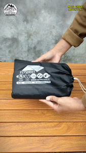 FLYSHEET TENDA 3X4 4X6 BUSCRAFT FLYSHEET TRAPTEEN PENUTUP ATAP TENDA WATERPROOF BIVAK 4x3 FLYSHEET TENDA CAMPING