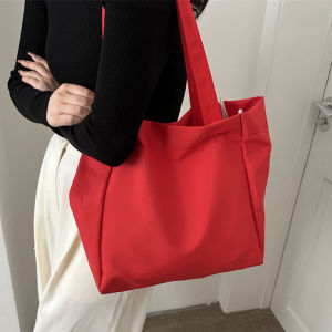 Meria Túi Tote Canvas Mới 2023 Thời Trang Đại Học Khuôn Viên Phong Cách Khóa Từ Dung Tích Lớn Ins Thường Ngày Túi Hình Dành Cho Thanh Niên