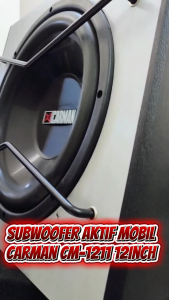 Subwoofer Aktif Mobil 12 Inch Bassbox CARMAN CM1211 / Carman CM 1211