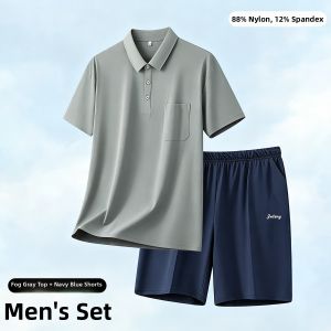 TUCANO | Cool Silk Breathable Mens Polo Shirt Set