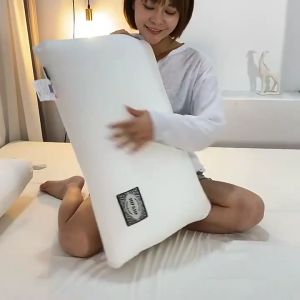 【ซื้อ 1 แถม 1】Talulla หมอนหนุนหัว หมอนยางพารา （74*48*16CM）100% แท้ ผ้าฝ้ายนำเข้า สัมผัสนุ่มแบบ 3D ปวดหลังได้ดี บรรเทาอาการนอนกรน กันไรฝุ่น หมอนหนุนสุดพิเศษ หมอนหนุนแพคคู่ หมอนหนุนเพื่อสุขภาพ  หมอน โรงแรม 5 ดาว หมอนยางพาราปั่น หมอนยางพาราแท้