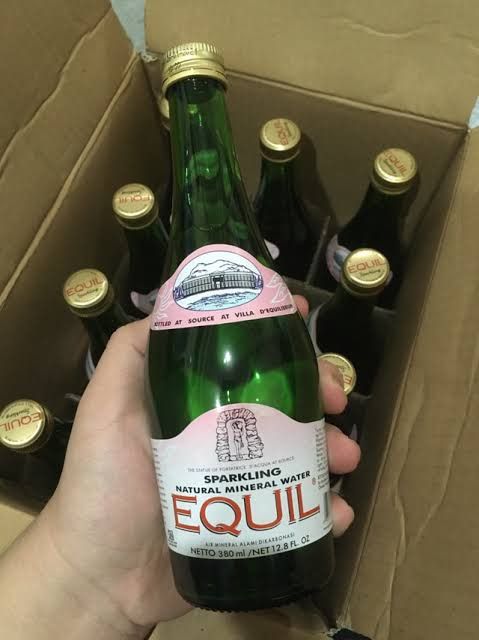 Equil Sparkling Mineral Water 380ml x 12 Botol (karton)