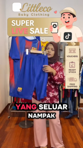 LittleCo Premium Adult Jersey – Embroidered Club Badge Stretchable Quick-dry & Breathable Futsal Football Soccer Jersey High Quality Polyester