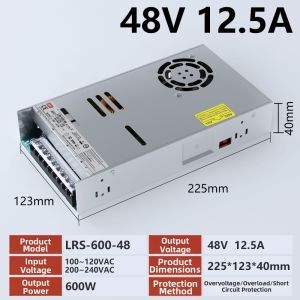 MWEL | AC to DC Switching Power Supply Module 12/24/48V Stabilized