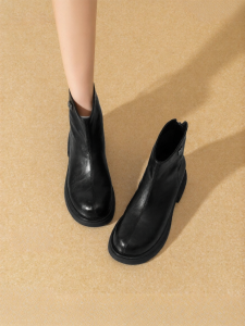 Josiny | Vintage Retro 2026 Autumn New Thick Heel Women Boot