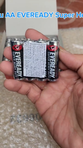 Combo 12 viên pin tiểu AA EVEREADY 1.5V Super Heavy Duty dùng cho đồ chơi remote chuột