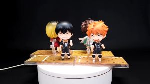 CÓ QUÀ TẶNG Mô hình Nendoroid có khớp nhân vật Vua Bóng Chuyền Hinata Shoyo Kageyama Tobio Kozume Kenma Haikyuu