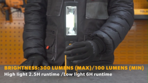 Đèn Làm Việc Dùng Pin 3.7V/ 3W Sạc USB Có Đế Nam Châm Hút TOLSEN 60018  [Chính hãng – Giá rẻ]