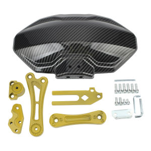 Tấm Chắn Bùn Bánh Sau Có Thể Điều Chỉnh Cho Xe Máy Chất Liệu Giả Sợi Carbon Phụ Kiện Độ Xe Superbike Motocross