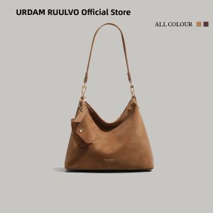 URCDN RDALVO | Versatile Simple Large Capacity Tote Bag Brown