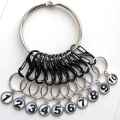AQUAFLASK | Removable Stainless Steel 8-shaped Keychain Ring Tag Plate. 