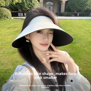 GUOQI | Wide Brim UV Protection Adjustable Summer Sun Hat for Women