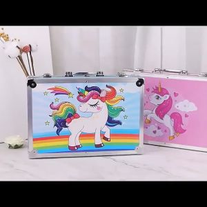 WDS Crayon Set 145pcs Koper Aluminium Besi Krayon Pensil Warna 145 Pcs Box Alat Lukis Anak Koper Set