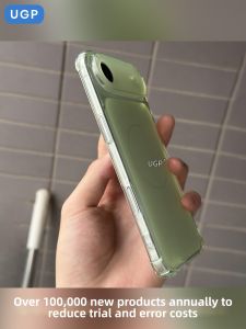 UGP | Trendy Luxurious Green Thin Full Coverage Protective iPhone Case Air Cushion Anti-drop