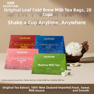 HUATIANCUI | Flavorful Matcha Peach Milk Tea No Trans Fats