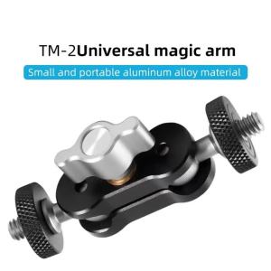 Giá Đỡ Máy Quay Phim Super Clamp 360 Độ °   Bộ Chuyển Đổi Đầu Bi Kép Ballhead Magic Arm Dành Cho Máy Ảnh DSLR Đèn LED Gopro Điện Thoại