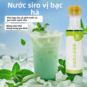 HONGQI | Siro Pha Cà Phê Hương Cam Bạc Hà Hoa Hồng Vanilla