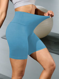 Womens High Waisted Biker Shorts Super Soft Tummy Control No See Through Workout Yoga Running Athletic Push Up Gym Fitness