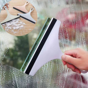 1 Household Glass Wiper t-Type Soft Rubber Window Cleaning Scraper For Bathroom Tile Floor Mirror Cleaning Hand Scraper