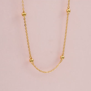 Chow Sang Sang 周生生 999 Pure Gold Essence Beads Necklace for Women 47cm 95480N Price-by-Weight 3.36g Gold