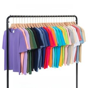 เสื้อยืดแขนสั้นสีลูกกวาดสำหรับการแสดง เสื้อผ้าเต้นรำกีฬา เสื้อผ้าทีมสวยพิมพ์โลโก้ เสื้อยืดวัฒนธรรม ผ้าฝ้าย ฤดูร้อน 2025