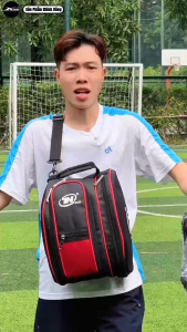 Túi Giày Đá Bóng Cao Cấp TNBags TN.B.9001 Chống Nước Màu Đen Nhiều Ngăn Tiện Dụng Phong Cách Thể Thao Chuyên Nghiệp!